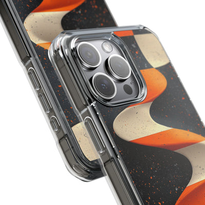 Orange Grit Twist · Impact Handyhülle für iPhone · Magsafe
