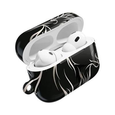 Nordic Moose Contour · Hard Case for AirPods & AirPods Pro · Black