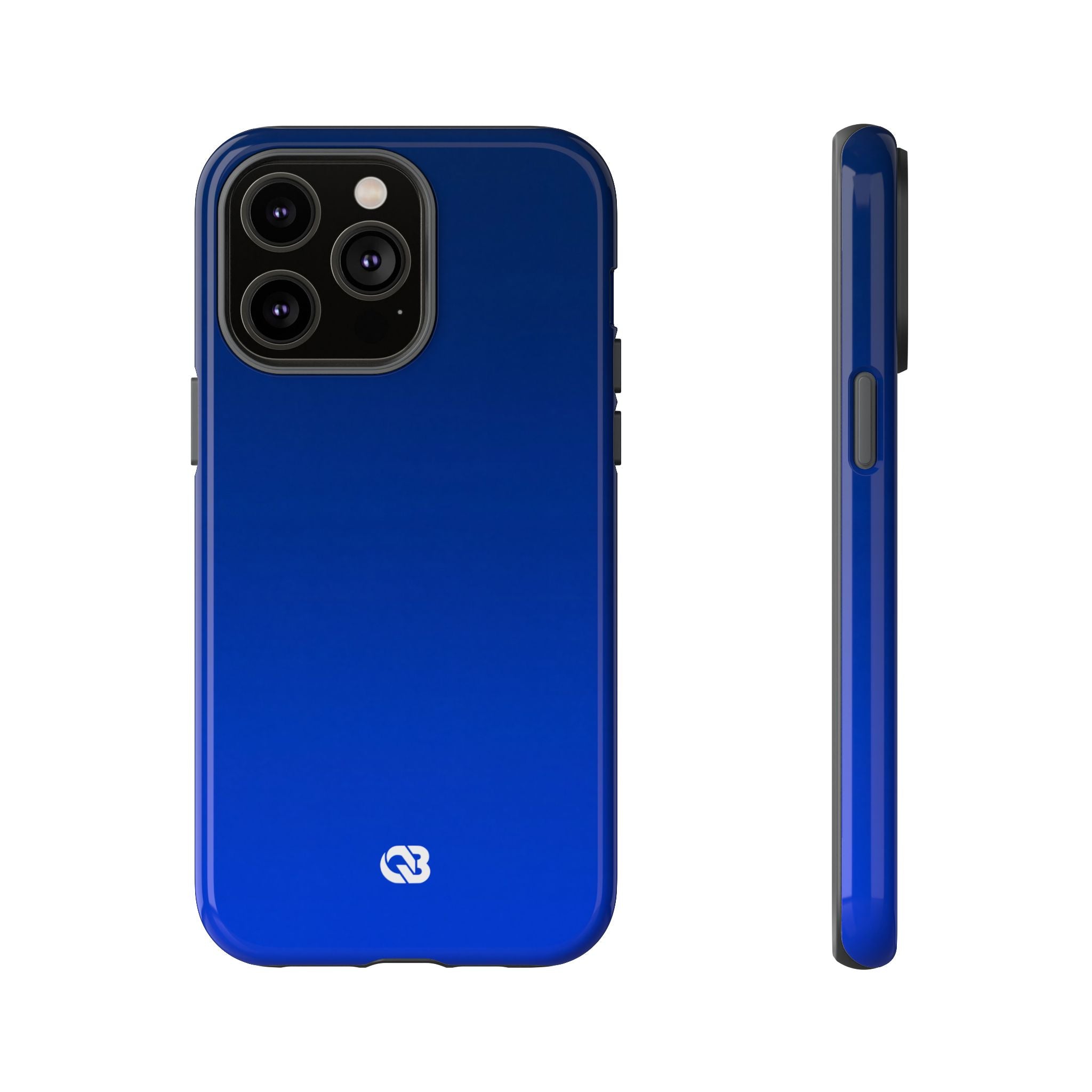 Blue Tough Phone Case for iPhone - Cobalt Depth Shift