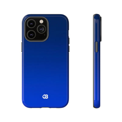 Blue Tough Phone Case for iPhone - Cobalt Depth Shift
