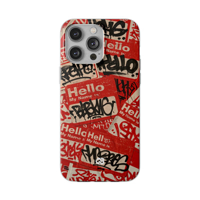 Slap Tag Collage · Lite Phone Case for iPhone ·  Red