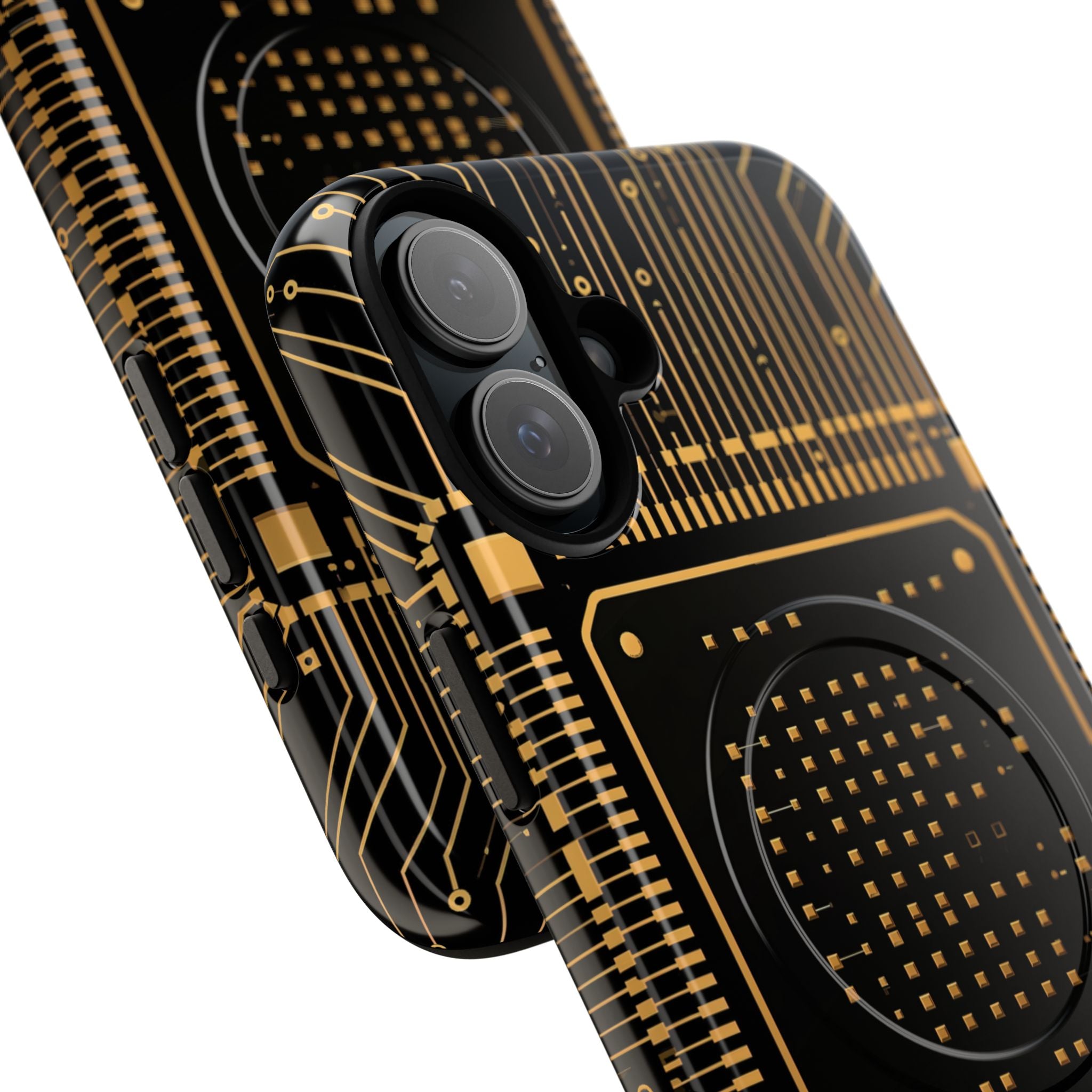 Gold Tough 2.0 Magsafe Phone Case for iPhone - Cyber Gold Processor