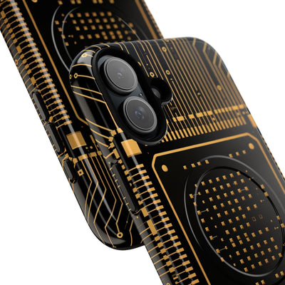 Gold Tough 2.0 Magsafe Phone Case for iPhone - Cyber Gold Processor