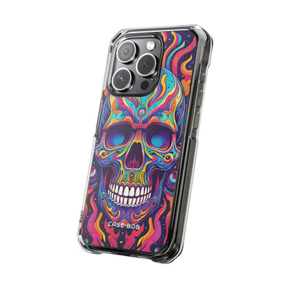 Flaming Skull iPhone 15 Pro Cover - Impact