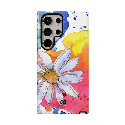 Vivid Bloom Splatter · Tough Handyhülle für Samsung