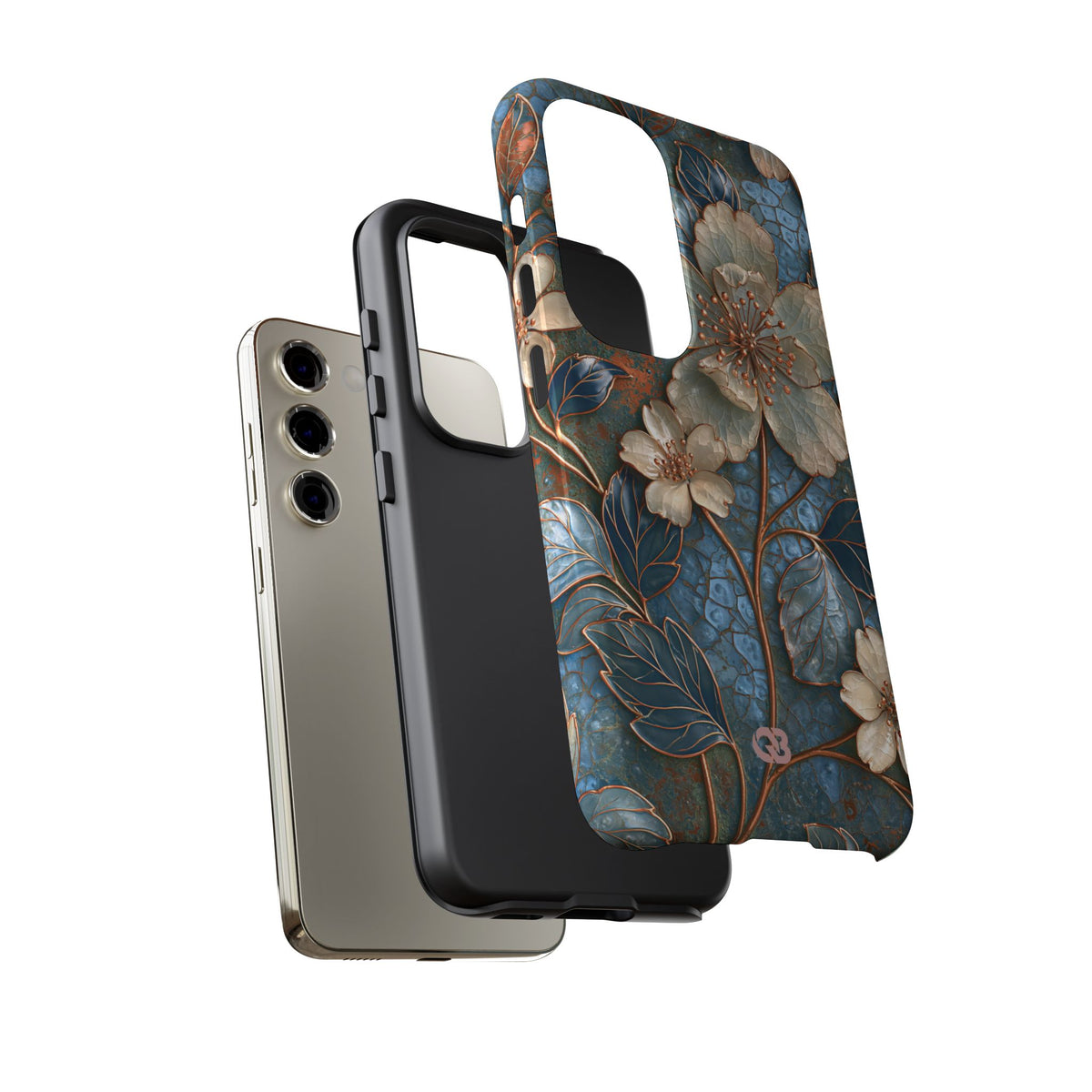 Gilded Blossom Reverie · Tough Phone Case for Samsung · Teal