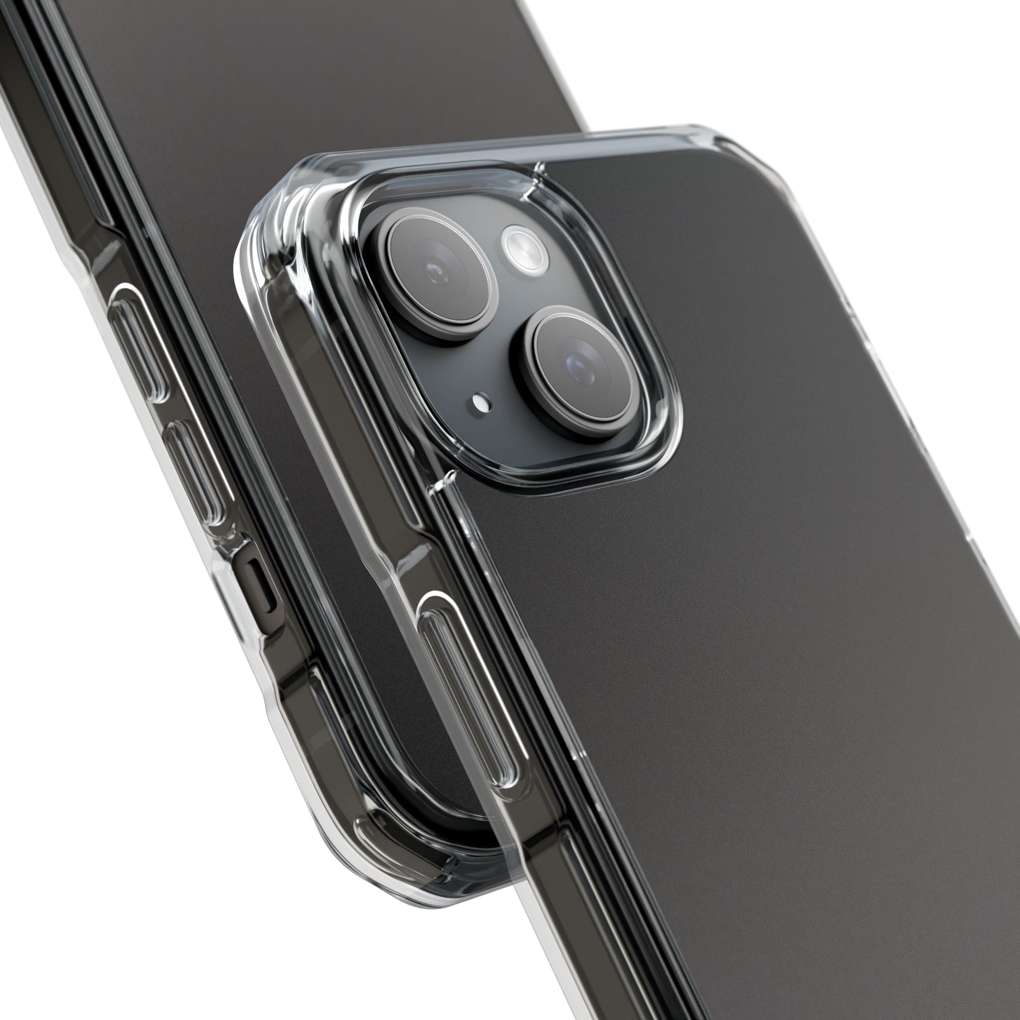 Grey Impact MagSafe Phone Case for iPhone - Obsidian Ash Fade