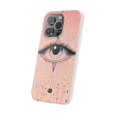 Obsidian Cosmic Gaze · Soft Phone Case for iPhone