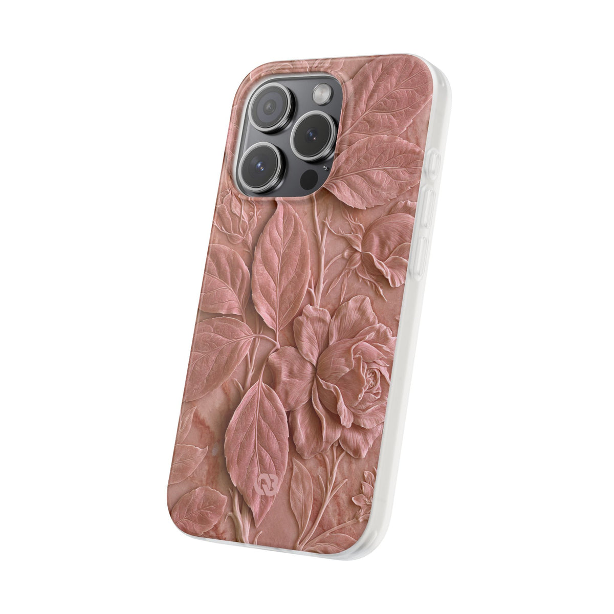 Blush Rose Relief · Lite Phone Case for iPhone ·  Pink