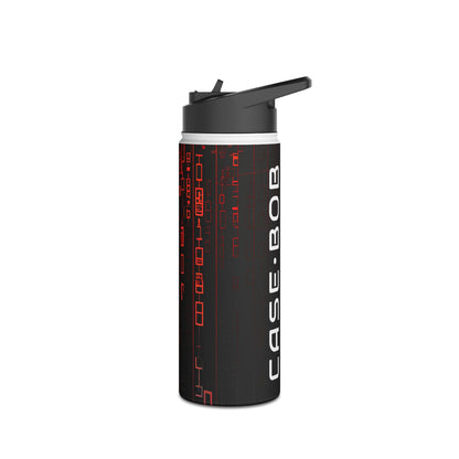 Crimson Columns - Stainless Steel Water Bottle
