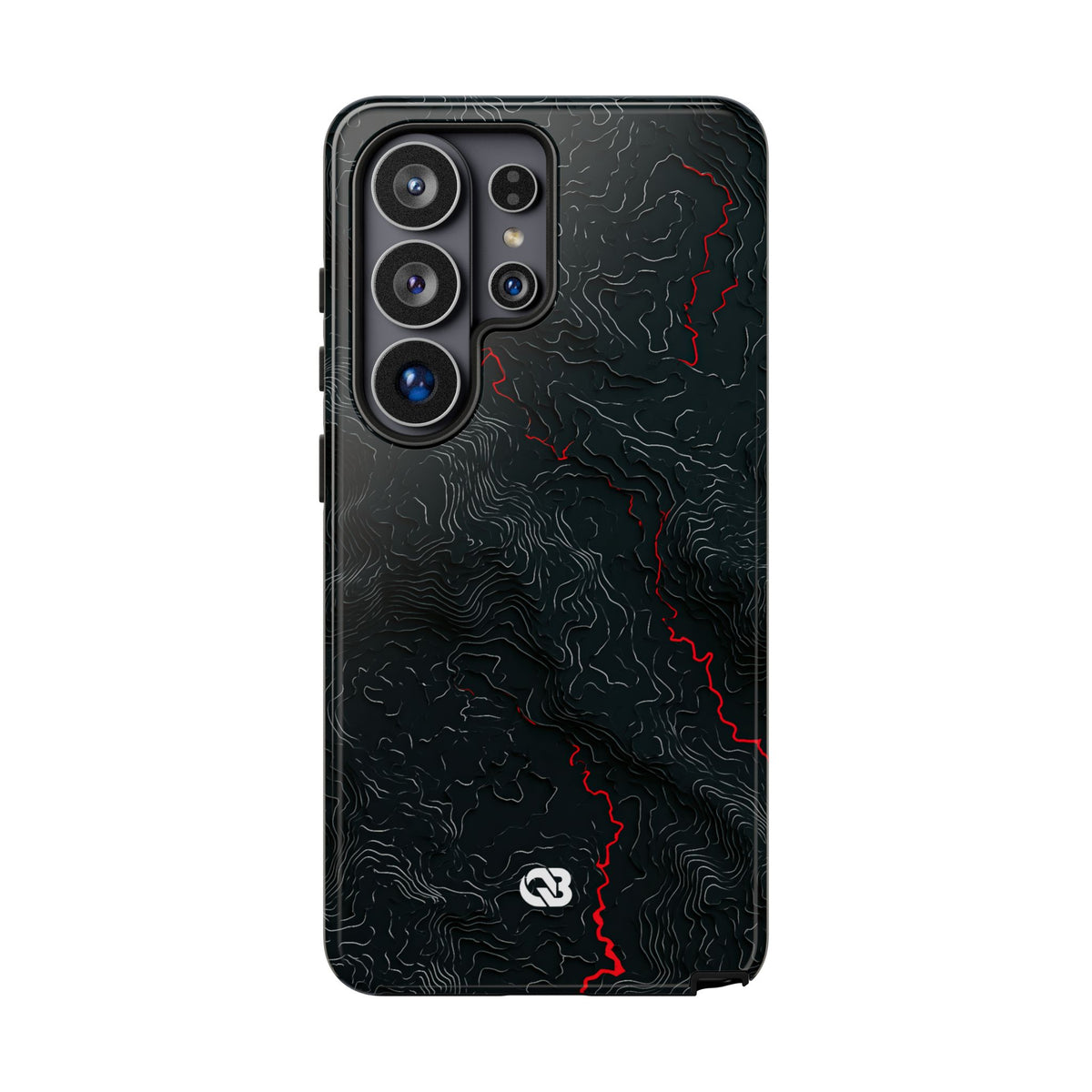 Crimson Rift · Tough Phone Case for Samsung · Black