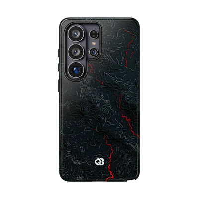 Crimson Rift · Tough Phone Case for Samsung · Black
