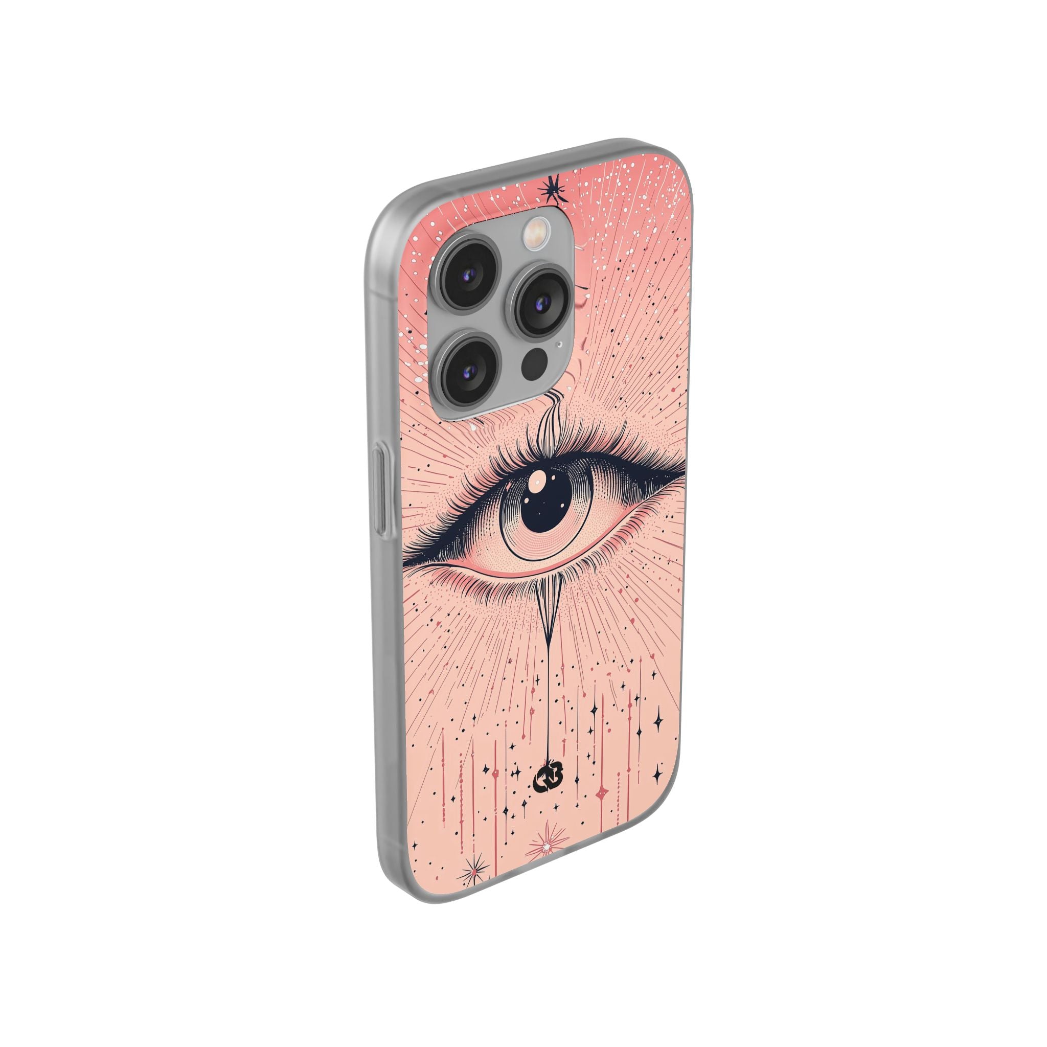 Obsidian Cosmic Gaze · Soft Phone Case for iPhone