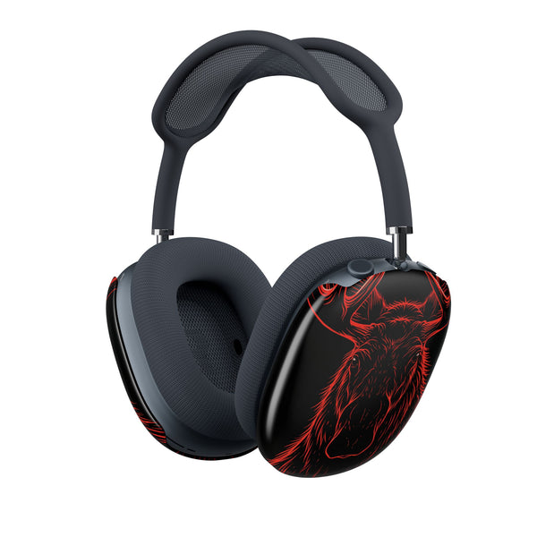Nordic Moose Contour · Hard Case for AirPods Max · Red