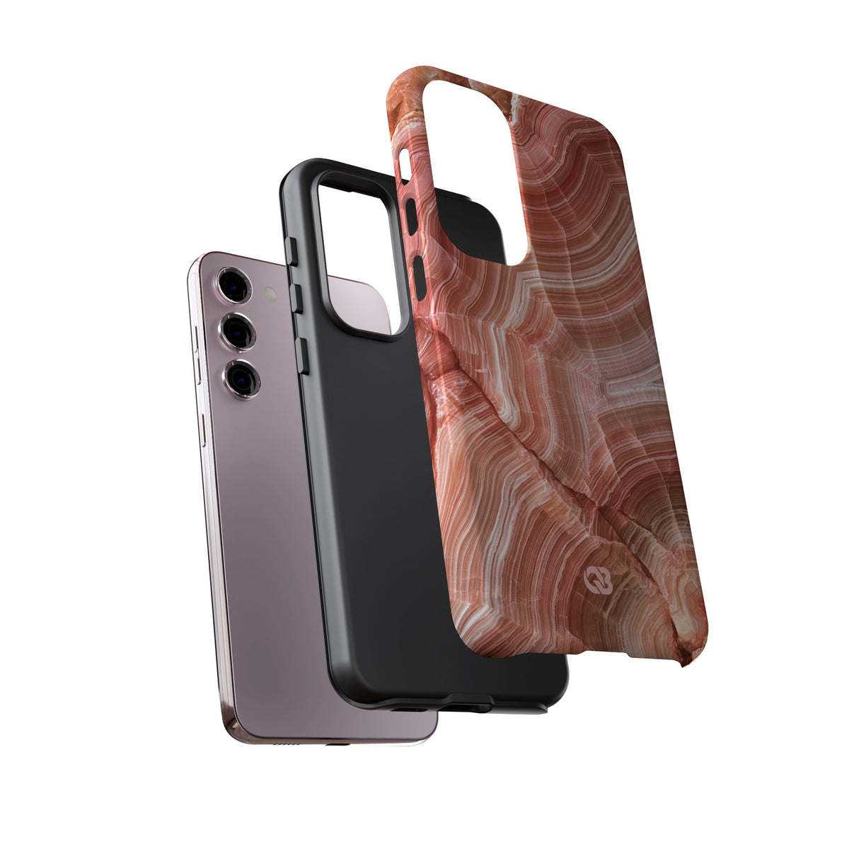 Blushing Rose Strata · Tough Phone Case for Samsung · Pink