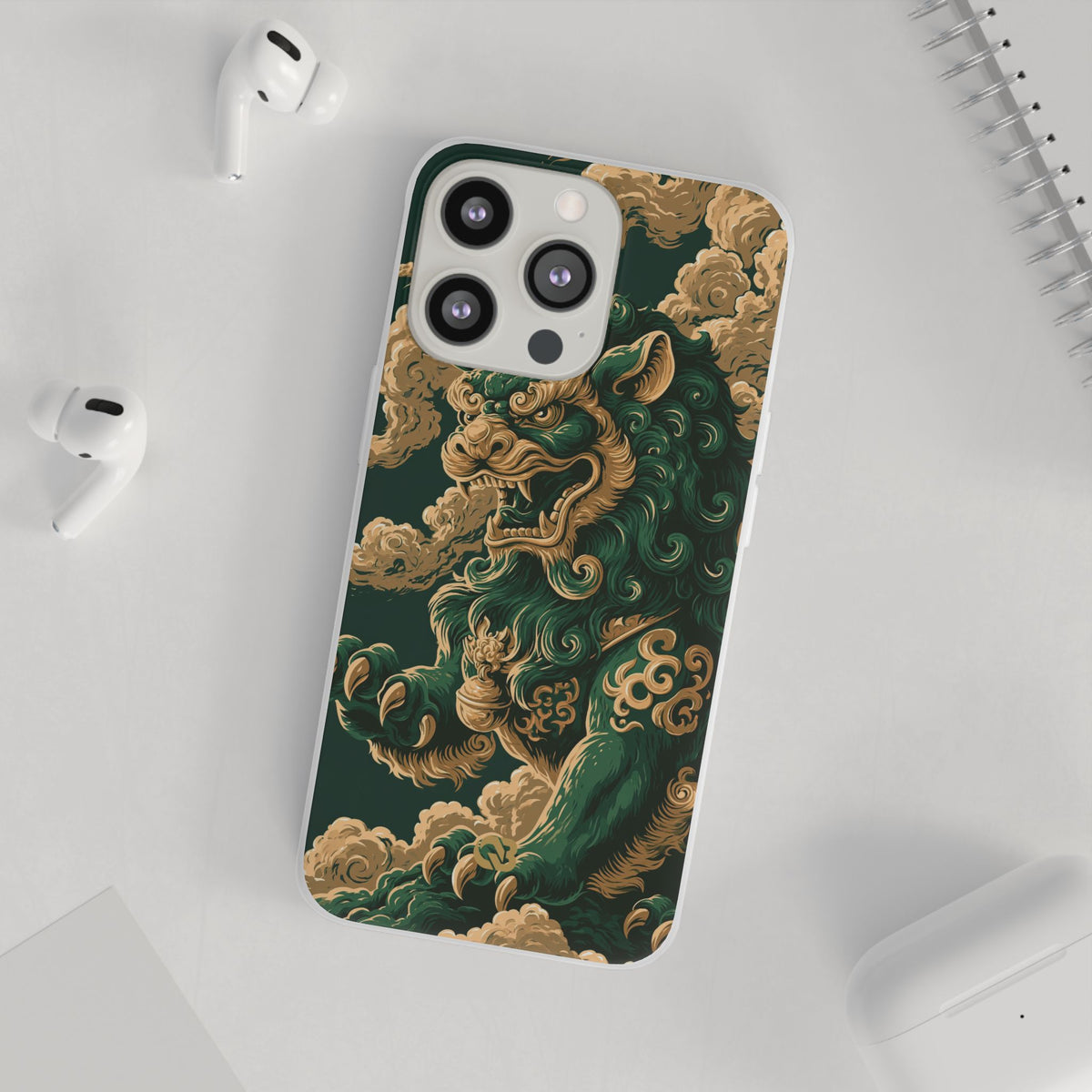 Imperial Guardian Lion · Lite Phone Case for iPhone ·  Green