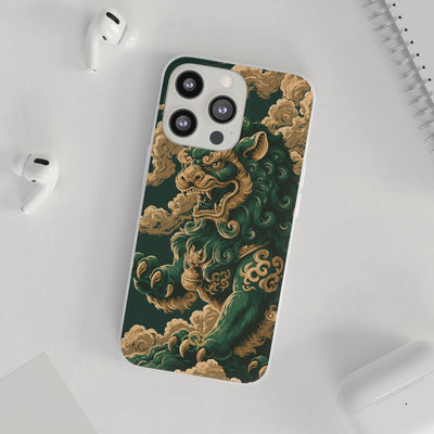 Imperial Guardian Lion · Lite Phone Case for iPhone ·  Green