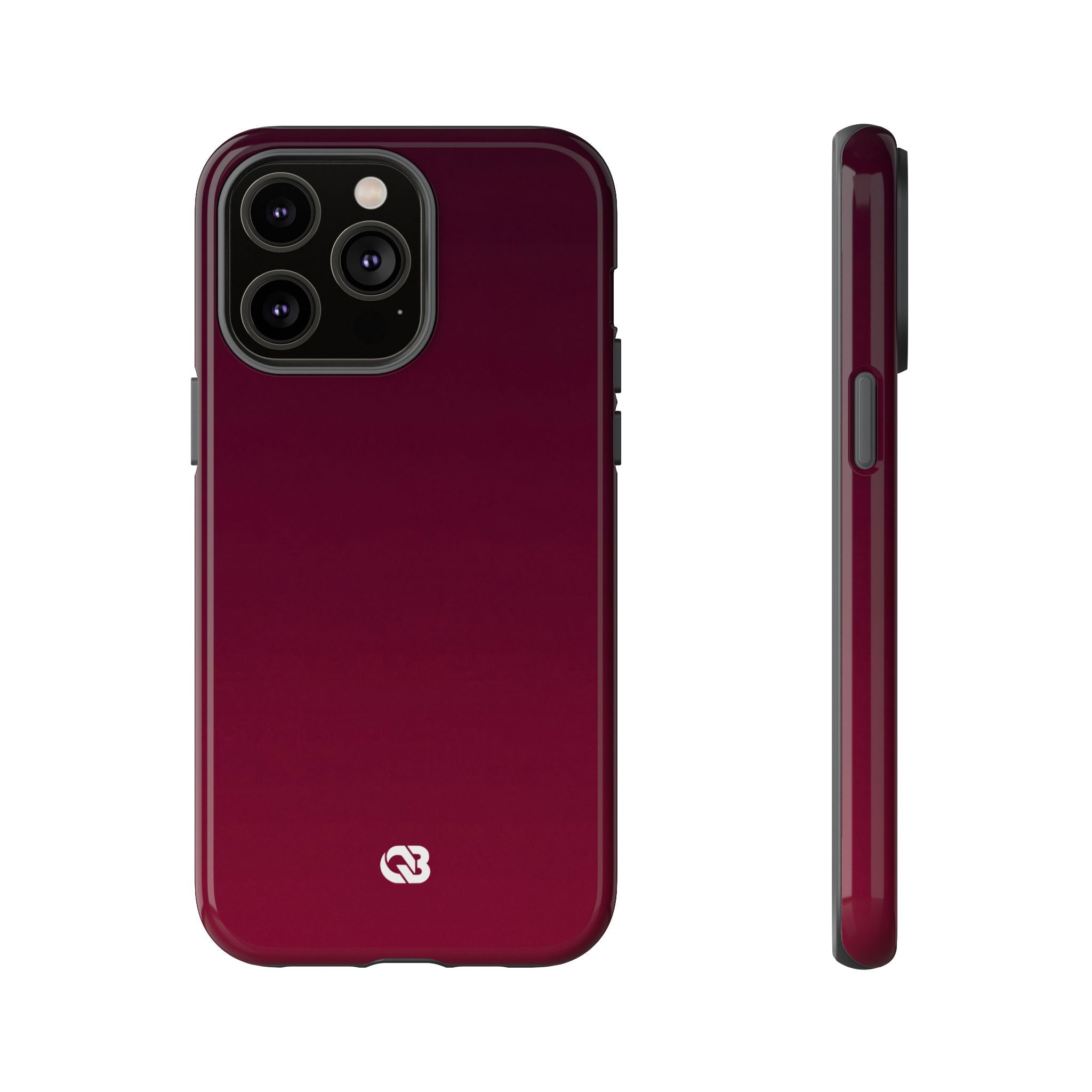 Red Tough Phone Case for iPhone - Deep Sangria Gradient