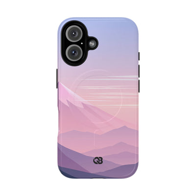 Alpine Twilight · Tough 2.0 Magnetic Phone Case for iPhone · Pink