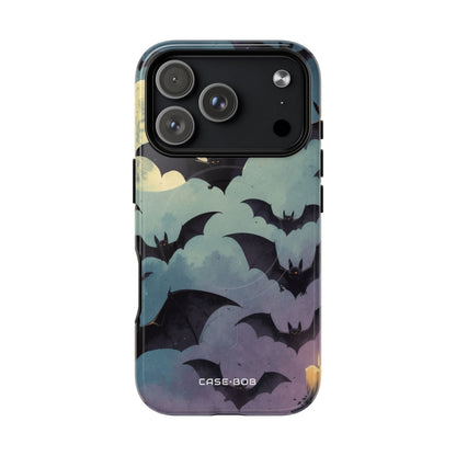 Glowing Bat Swarm iPhone 17 Pro Case - Tough+ - CASE•BOB