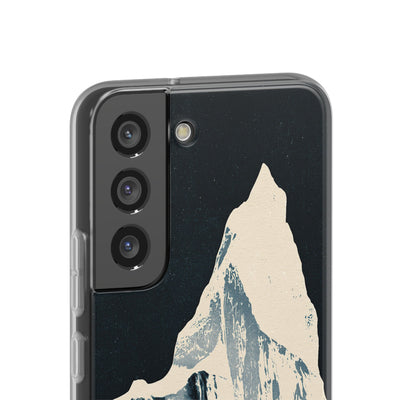 Blue Lite Phone Case for Samsung - Frozen Navy Monolith