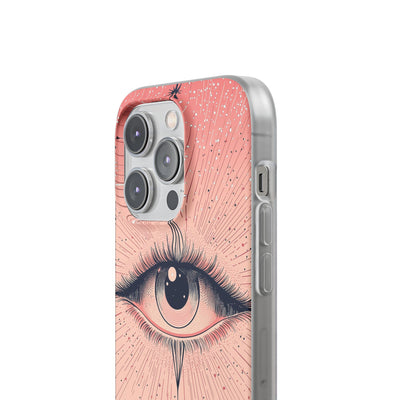 Obsidian Cosmic Gaze · Soft Phone Case for iPhone