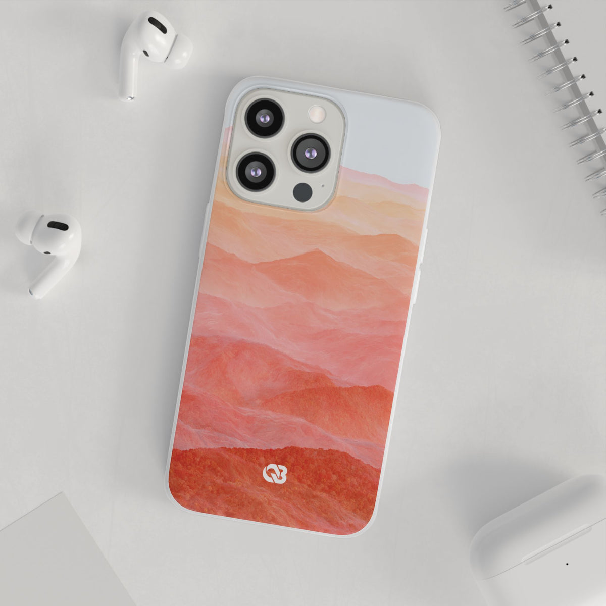 Alpenglow Ridge Vista · Lite Phone Case for iPhone ·  Orange