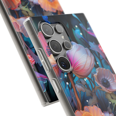 Luminous Poppy Glade · Soft Coque de téléphone pour Samsung