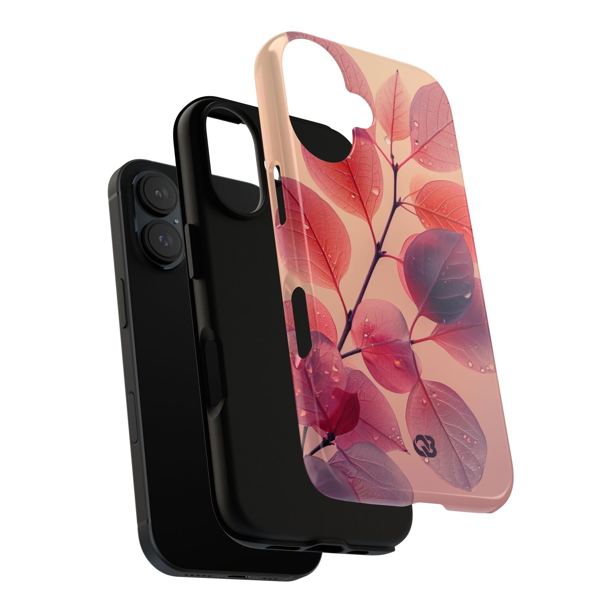 Dewy Magenta Foliage · Tough Phone Case for iPhone