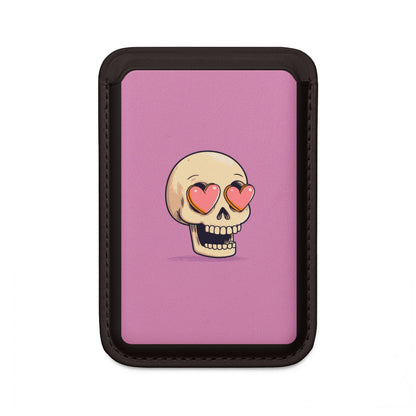 Heart Eyes Skull Wallet – MagSafe Ready