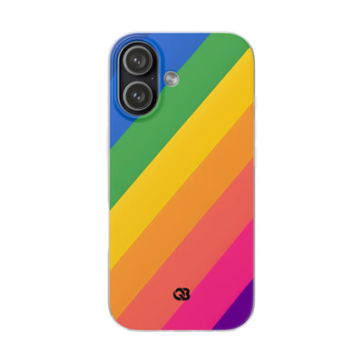 Vibrant Spectrum Slope · Soft Phone Case for iPhone