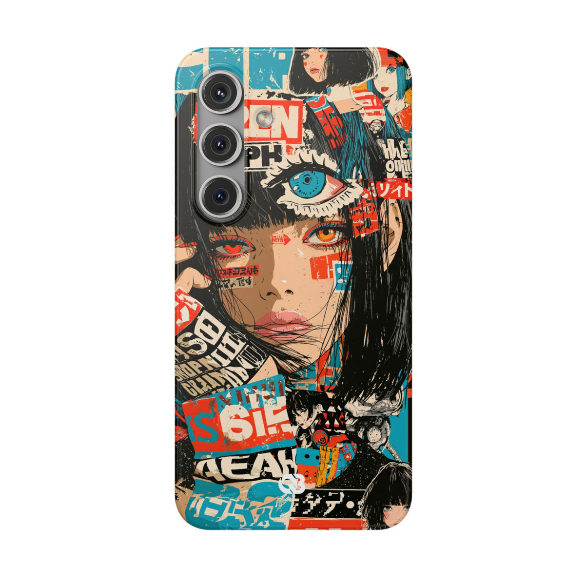 Shibuya Street Collage · Lite Phone Case for Samsung · Red