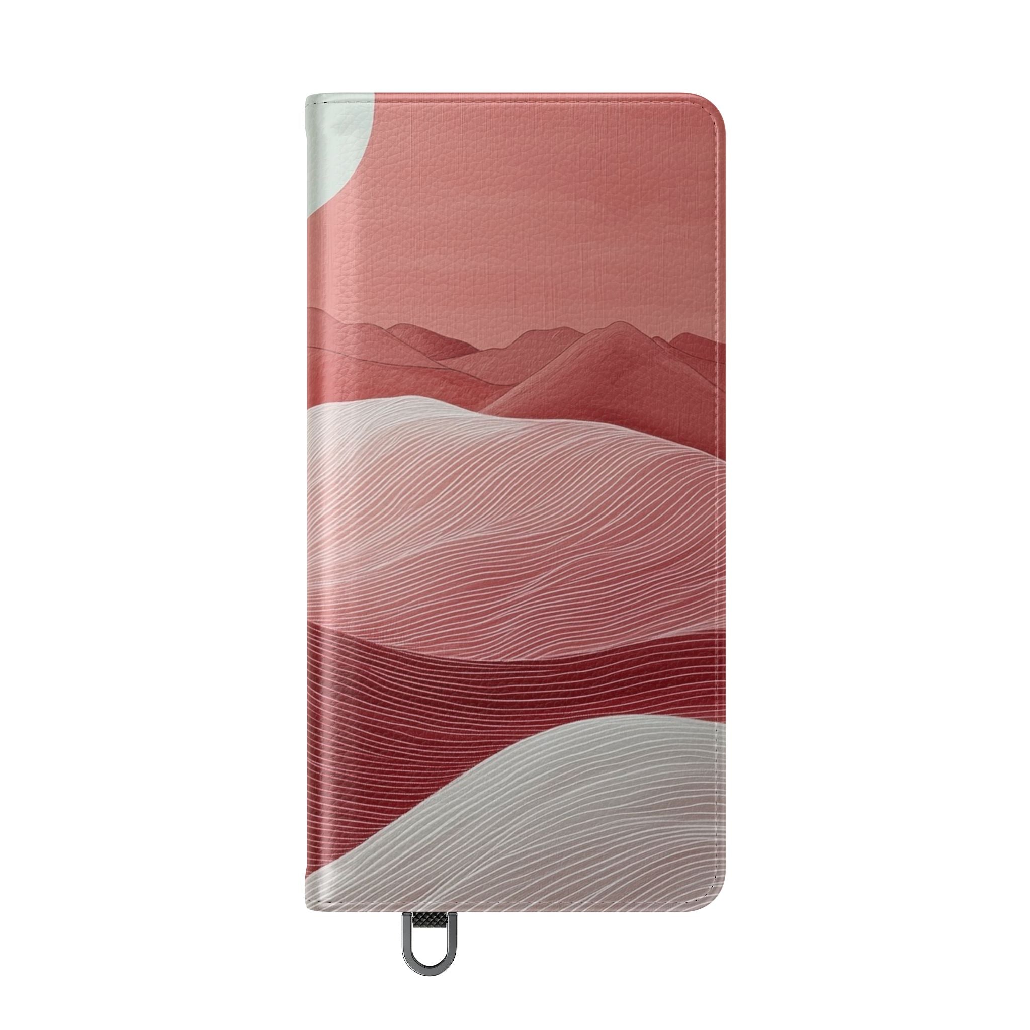 Valkoinen Orb Dunes - Samsung S25 Ultra Case - Lompakkokotelo