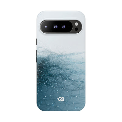 Teal Tough Phone Case for Google Pixel - Arctic Pulse Mesh