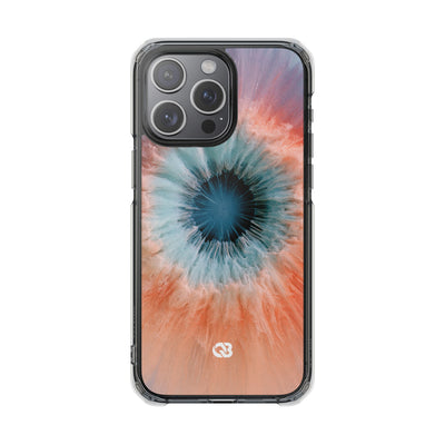Radiant Aura Core · Clear Impact Magnetic Phone Case for iPhone · Orange