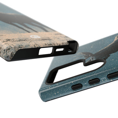 Nordic Boreal Moose · Tough Phone Case for Samsung · Blue