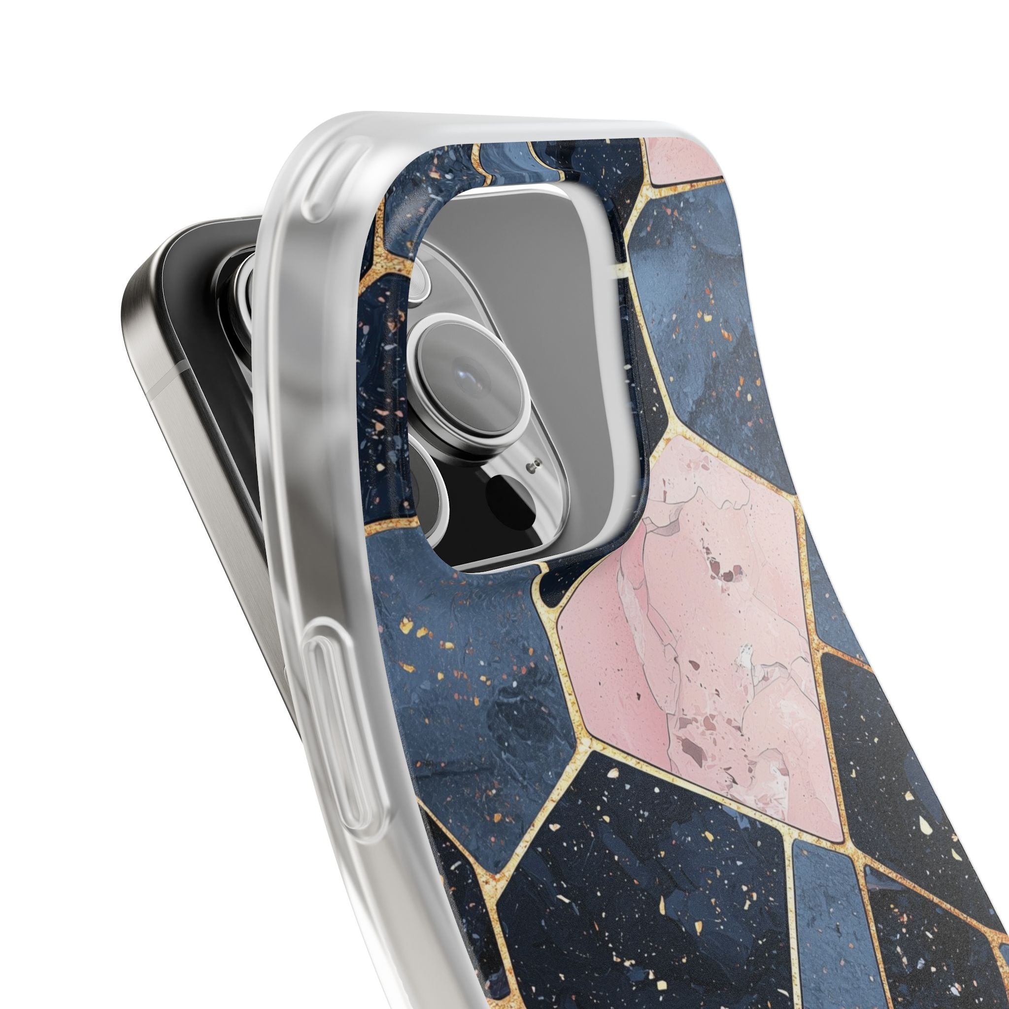 Golden Mosaic iPhone 16 Pro Case - Soft - CASE•BOB