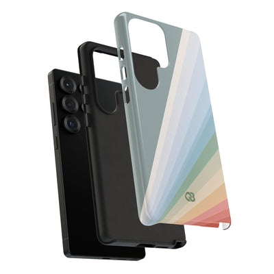 Green Tough Phone Case for Samsung - Sage Prism Beam