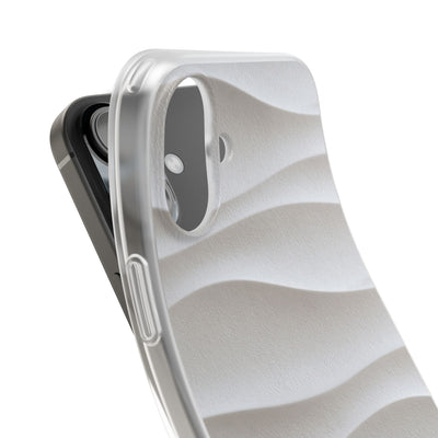 Sculpted Dune Relief · Lite Phone Case for iPhone ·  White