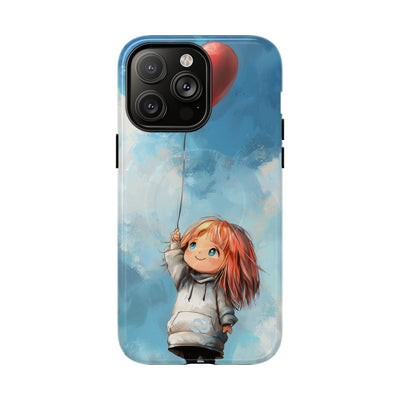 Crimson Heart Sky · Tough+ Coque de téléphone pour iPhone · Magsafe