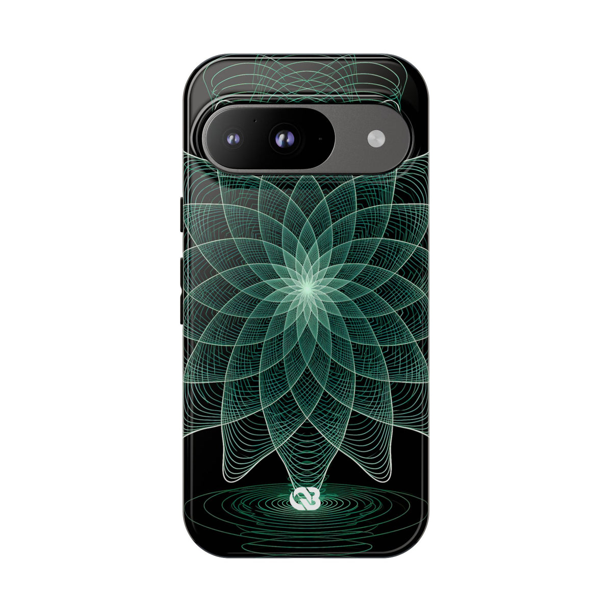 Verdant Harmonic Bloom · Tough Phone Case for Pixel ·  Black