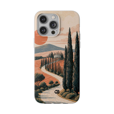 Tuscan Cypress Horizon · Lite Phone Case for iPhone ·  Orange