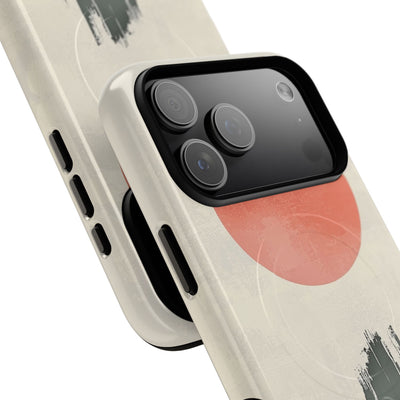 Crimson Sun Strokes · Tough+ Phone Case for iPhone · Magsafe