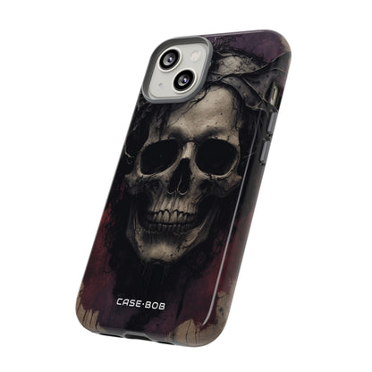 Gothic Skull Crown iPhone 14 Case - Tough