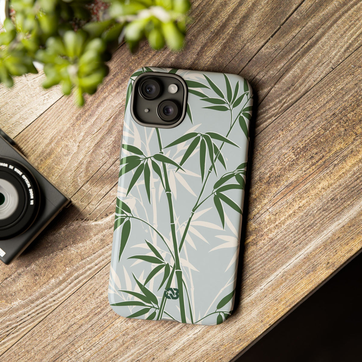 Serene Bamboo · Tough Phone Case for iPhone · Green