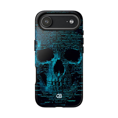 Cyan Glitch Skull · Tough