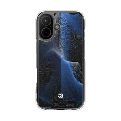 Blue Impact MagSafe Phone Case for iPhone - Electric Blue Flux