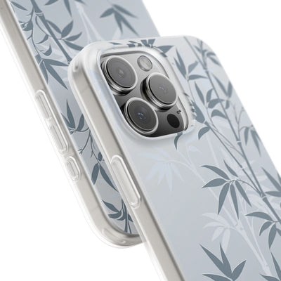 Blue Lite Phone Case for iPhone - Slate Bamboo Shadow
