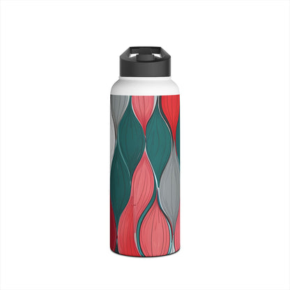 Leaf Spiral Pink - Stainless Steel Water Bottle