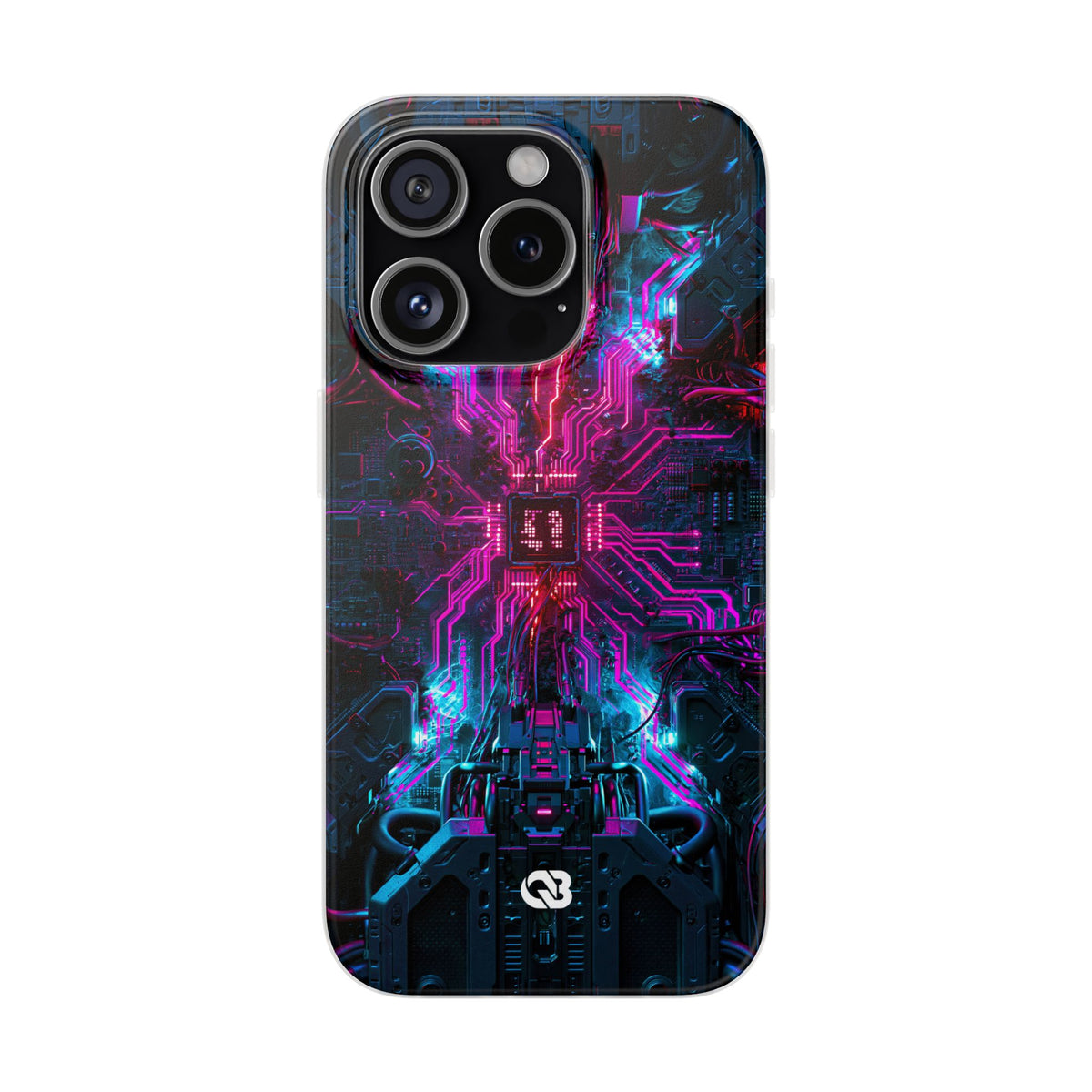 Neural Circuit Core · Lite Phone Case for iPhone ·  Black